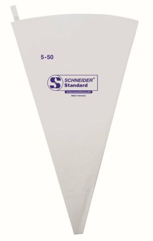 SCHNEIDER Spritzbeutel, 5-50cm - Standard, "Standard" in blau, verschweißt