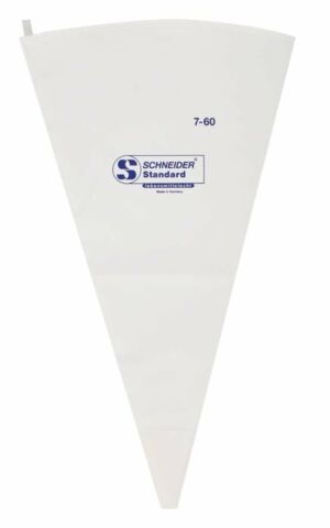 SCHNEIDER Spritzbeutel, 7-60cm - Standard, "Standard" in blau, verschweißt