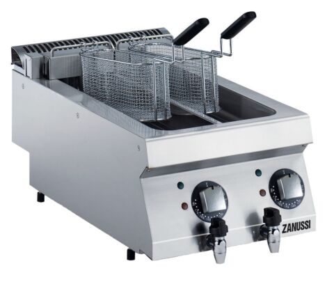 ZANUSSI Elektro-Fritteuse EF7 / 2B5LT, 2x 4 bis 5 L, 400V 9kW