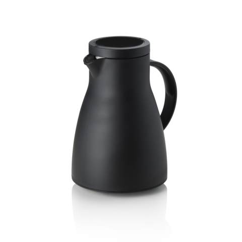 Isolierkanne, 0,7 Liter, Ø 12,5 cm, Höhe 19,5 cm, schwarz, Polypropylen