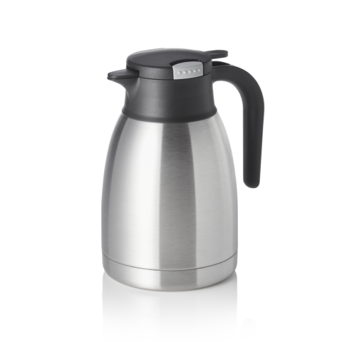 Isolierkanne Skipper, 1,5 Liter, Ø 14 cm, Höhe 23 cm, doppelwandig, Chromnickelstahl