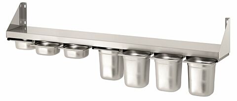 Gewürzbord, 7x1/6GN,1400x200x20 mm-Gastro-Germany