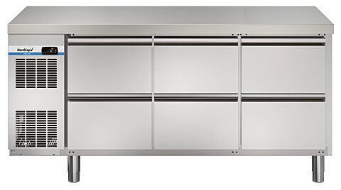 NordCap COOL-LINE Kühltisch (3 Abteile) KT-CL 1695 6Z