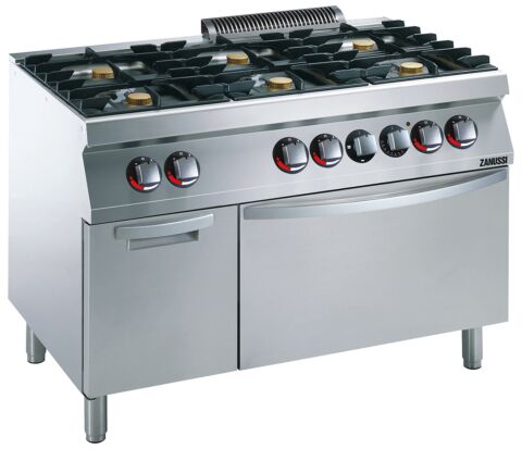 ZANUSSI Gasherd GH7 6 Flammen, 1200 x 700 x 850 mm