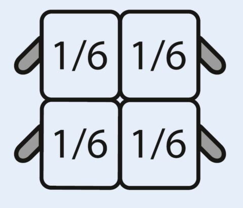 SARO Nudelkorbset: 4 x 1/6 GN