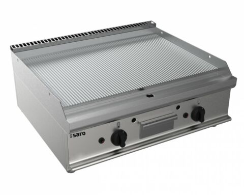 SARO Gas-Griddleplatte, gerillt, E7/KTG2BBR