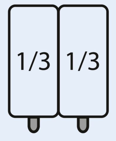 SARO Nudelkorbset: 2 x 1/3 GN
