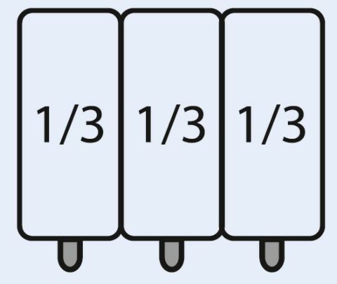 SARO Nudelkorbset 3 x1/3