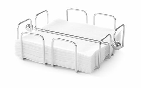 Serviettenhalter verchromt 190x190x(H)65 mm