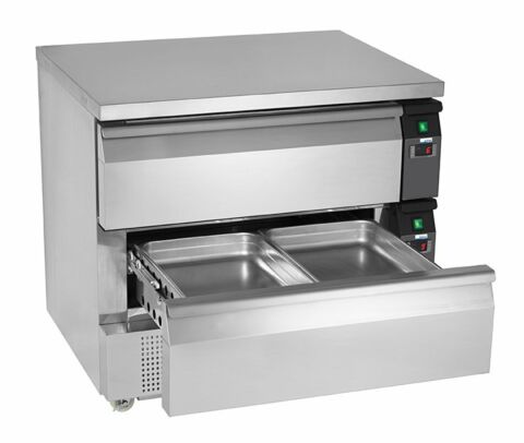 COOL-LINE Kühl-/ Tiefkühl-Schubladen KTKC 2-2, GN1/1