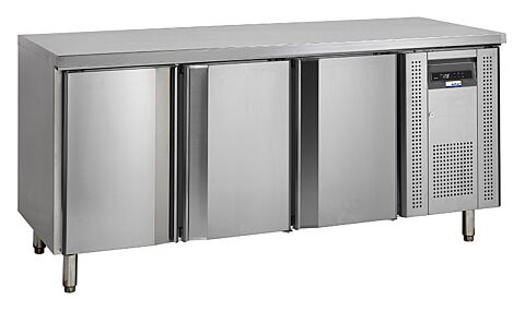 COOL-LINE Kühltisch KTM3, 2 Türen GN1/1, 1795x700x860mm