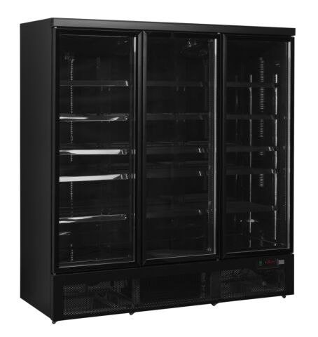 NORDCAP Glastürkühlschrank ATOM MAXI KS 3T-BB