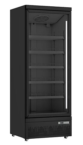 SARO Kühlschrank GTK600 PRO mit Glastür, schwarz