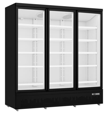 SARO Getränkekühlschrank GTK1530 PRO, 3-türig schwarz