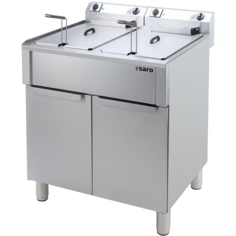 SARO Elektrofritteuse 10+10 L Stand PORTO