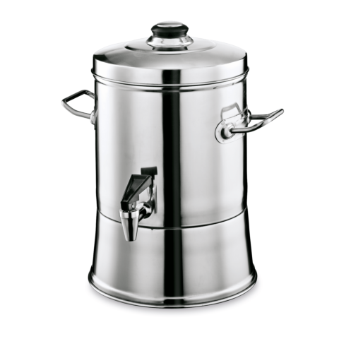 Getränkebehälter, 12 Liter, Ø 20 cm, Chromnickelstahl