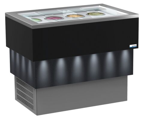 NordCap COOL-LINE Speiseeisvitrine Carrara Dark Vista 8