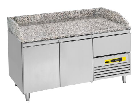 NORDCAP Pizzakühltisch PT 2-C für EN 600x400mm