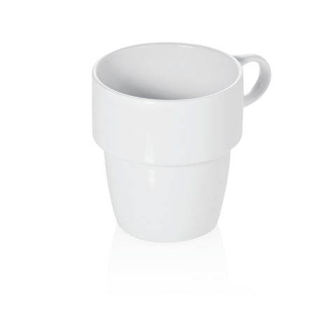Becher Set, konisch, Ø 8 cm, 250 ml, Set á 6 Stück, Porzellan