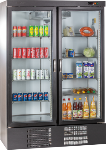 Glastür-Tiefkühlschrank TKU 1200 G mit Drehtüren