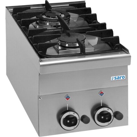 SARO Gasherd 2 Brenner Auftisch 600 Line G2S6