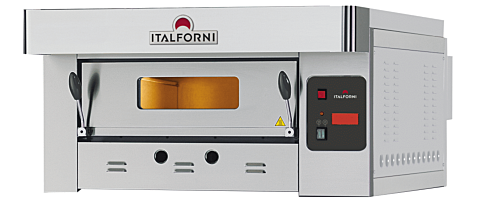ITALFORNI Gas Pizzaofen Premium 6 G für 6 Pizzen ø30cm 16,3 kW