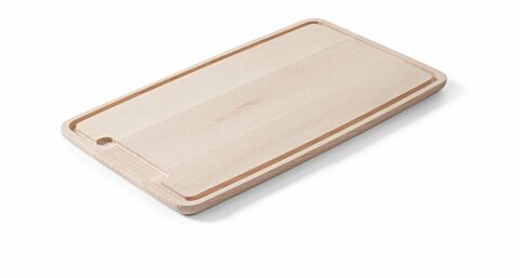 Tranchierbrett 390x230x16 mm Massives Buchenholz