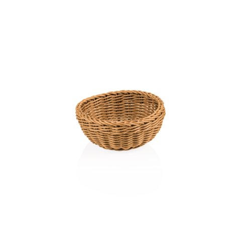 Korb WEAVER PRO Tischkörbe, Ø 20 cm, Höhe 8 cm, beige, Polypropylen