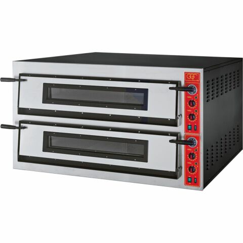 GGF Pizzaofen für 18 Pizzen à 360 mm, Vollschamott, 26,4 kW, 1370 x 1210 x 750mm