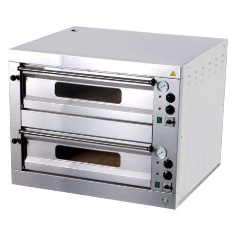 Pizzaofen Comfort 4+4 für 8 Pizzen ø33cm elektro 9,6 kW