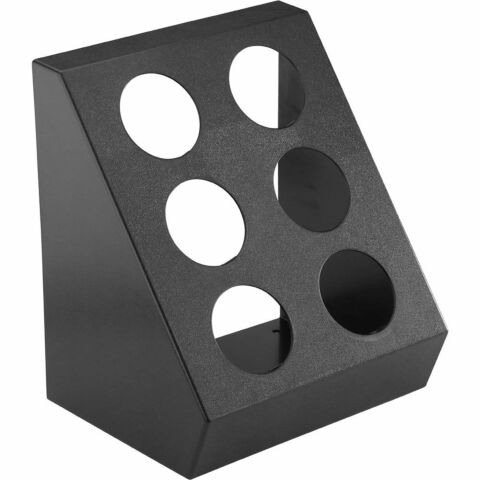 Besteckbehälter schwarz für 6 Besteckköcher