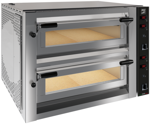Pizzaofen Master 6+6 für 12 Pizzen ø35cm elektro 17,7 kW