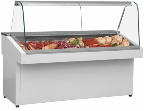 IGLOO Mehrzweckvitrine Basic 150 Plus mit Rückschiebescheiben 1500 mm, 0,29 kW