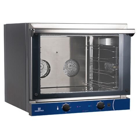 MASTRO Elektro-Konvektionsofen, mechanische Bedienung, 3x 600x400 mm