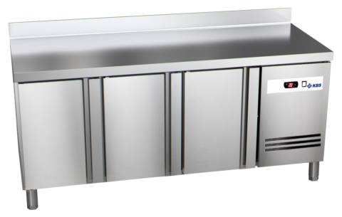 Tiefkühltisch Ready TKT3610 mit Arbeitsplatte und Aufkantung 3 Türen