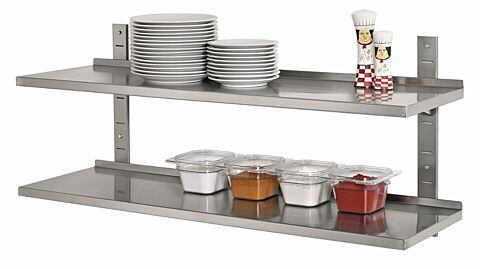 Wandregal Set, 1200x355 komplett-Gastro-Germany