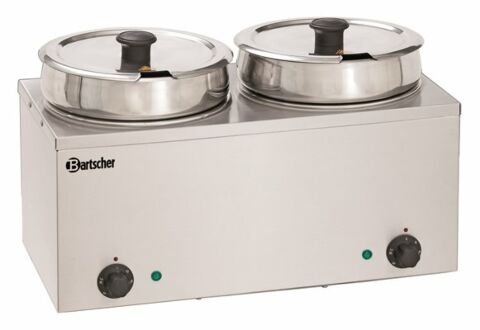 Bartscher Bain-Marie Hotpot 2 Einsatztöpfe à 6,5 Liter-Gastro-Germany