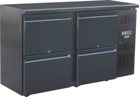 Backbar BB 154 mit 4 Schubladen, Umluftkühlung, 1462 mm