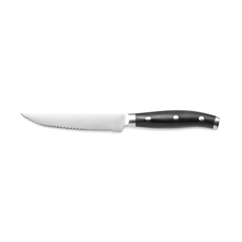 Steakmesser Set, mit ABS Kunststoffgriff, 23,5 cm, Set á 6 Stück, ABS Kunststoff, Chromstahl 13/0
