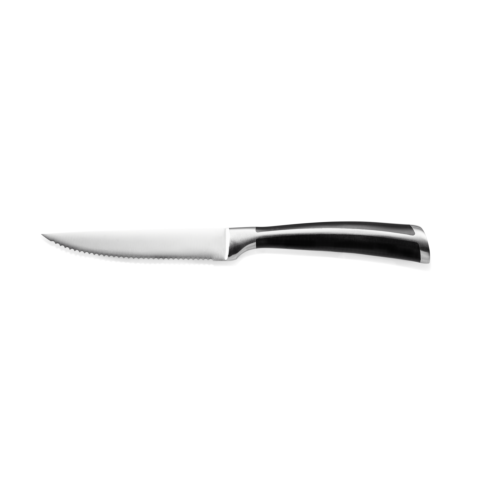 Steakmesser Set, mit ABS Kunststoffgriff, 23,5 cm, Set á 6 Stück, ABS Kunststoff, Chromstahl 13/0