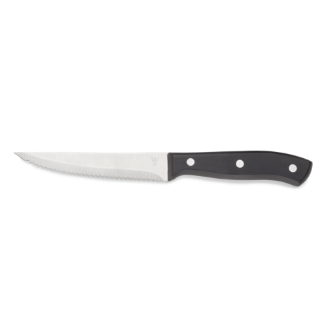 Steakmesser Set, mit POM Kunststoffgriff, 23 cm, Set á 6 Stück, Polyoxymethylen, Chromstahl 13/0