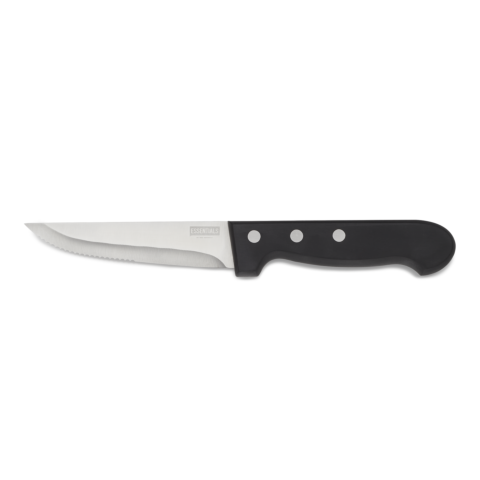 Steakmesser Set, mit ABS Kunststoffgriff, 25 cm, Set á 6 Stück, ABS Kunststoff, Chromstahl 13/0