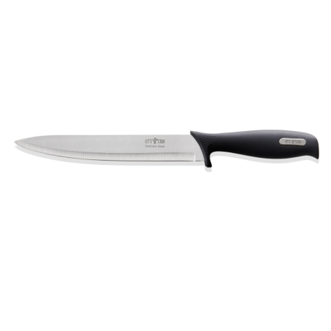 Tranchiermesser LET´S COOK Knife, 31,5 cm, Edelstahl, Gummi