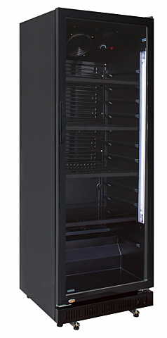 Flaschenkühlschrank 360 L 620x635x1732 mm, schwarz