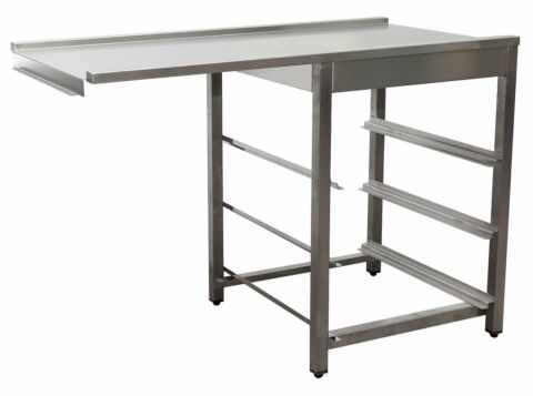 Ablauftisch für Spülmaschine links 1200mm
