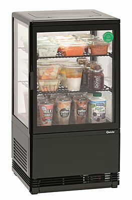 Bartscher Mini-Kühlvitrine 58L, 435x385x805mm-Gastro-Germany