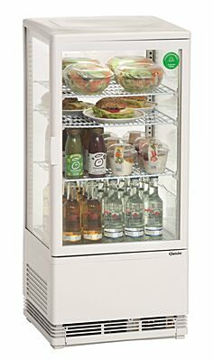 Bartscher Mini-Kühlvitrine 78 L weiß-Gastro-Germany