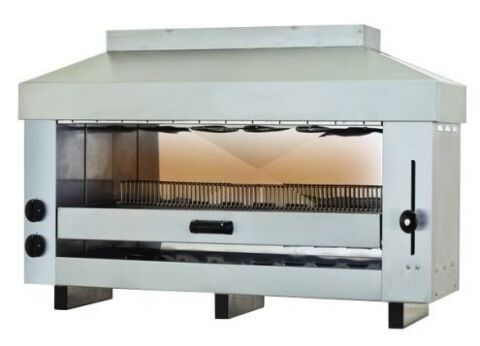 CombiSteel Salamander Gas 2 Heizzonen, 3,9kW, 650x500x720mm