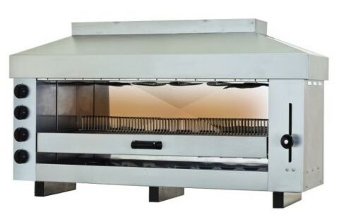 CombiSteel Salamander Gas 4 Heizzonen, 7,8kW, 960x500x720mm