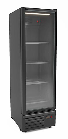Kühlschrank 1 Glastüren, schwarz, 550L